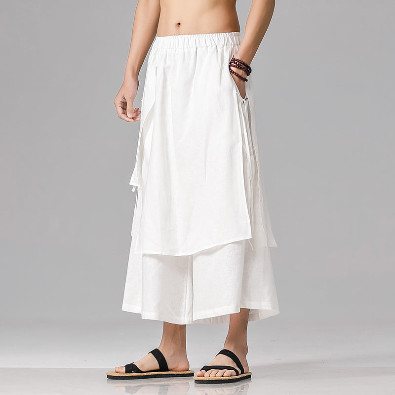 Izan - Pantalones informales de lino japonés