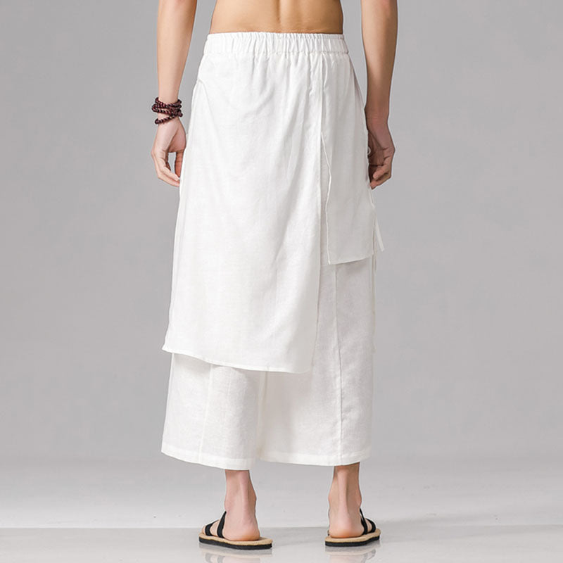 Izan - Pantalones informales de lino japonés