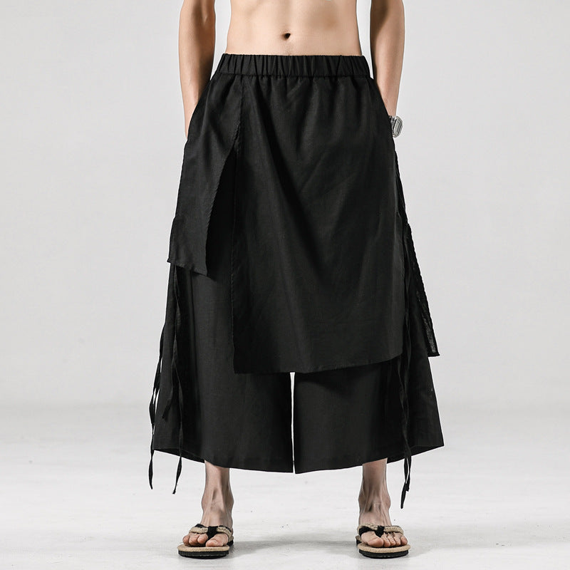 Izan - Pantalones informales de lino japonés