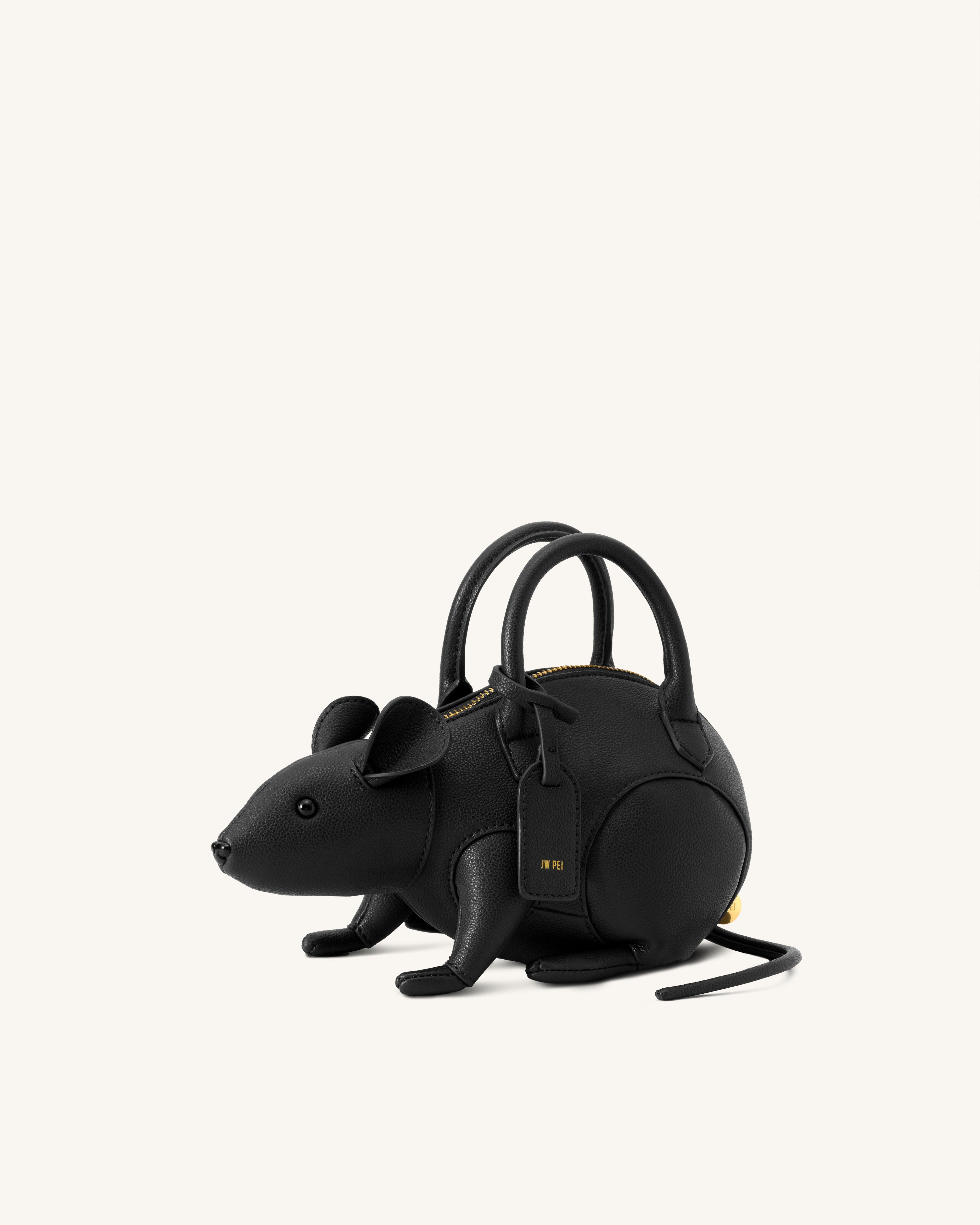 Mia Mouse Top Handle Bag - Black