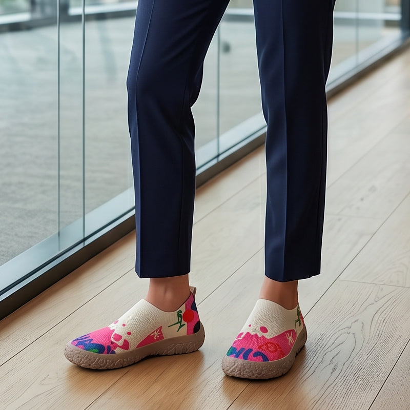 Nuria-Zapatillas de senderismo ligeras y a la moda para mujer