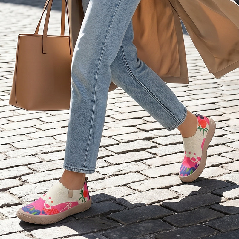 Nuria-Zapatillas de senderismo ligeras y a la moda para mujer