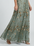 Selora | Vestido Maxi Fluido com Decote Halter