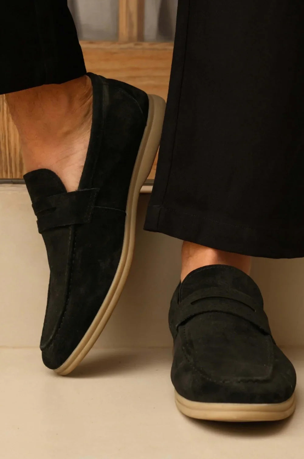 ATHÈNES Mocasines de ante