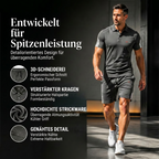 👕 Conjunto de 2 piezas para hombre – Camiseta de manga corta y short, transpirable, cómodo y versátil para el día a día, deporte y viajes ☀️🩳