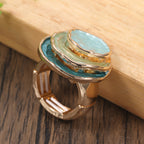 SHANA | ELEGANTE ANILLO BOHO DE TRIPLE CAPA
