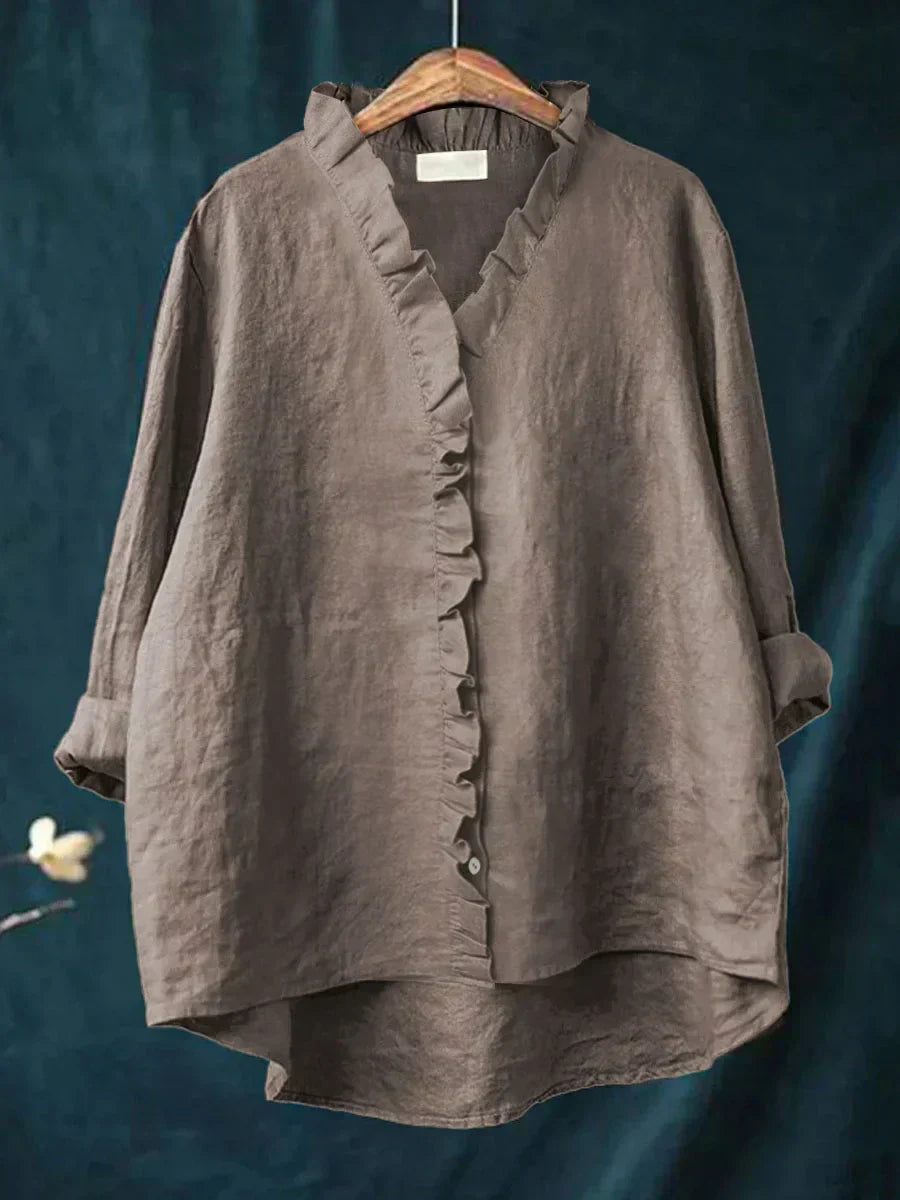 Lily - Blusa ligera con volantes