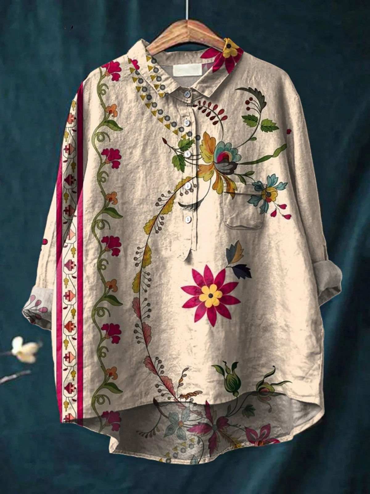 Isla - Blusa Floral Ligera
