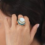 SHANA | ELEGANTE ANILLO BOHO DE TRIPLE CAPA