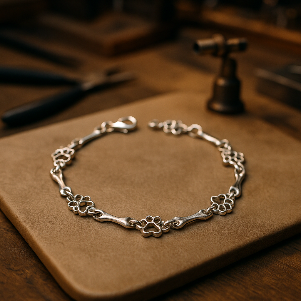 Liora™ | Pulsera con Colgantes de Pata y Hueso