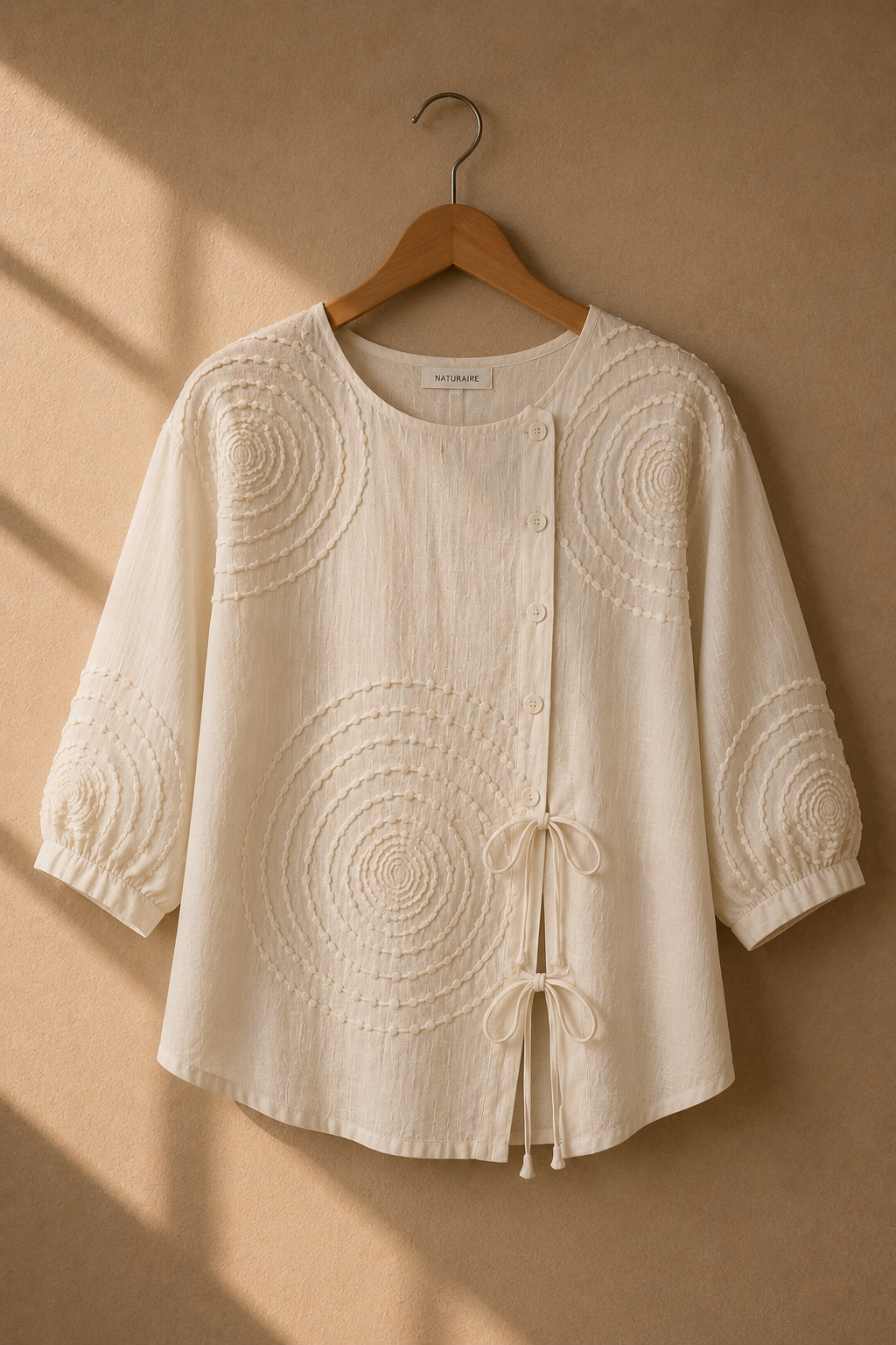 Noelia | Blusa casual de estilo vintage