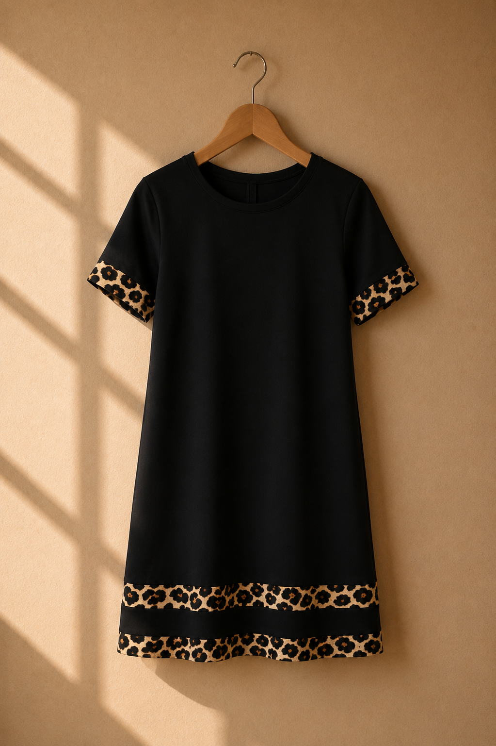 Martina | Vestido vintage con estampado de leopardo