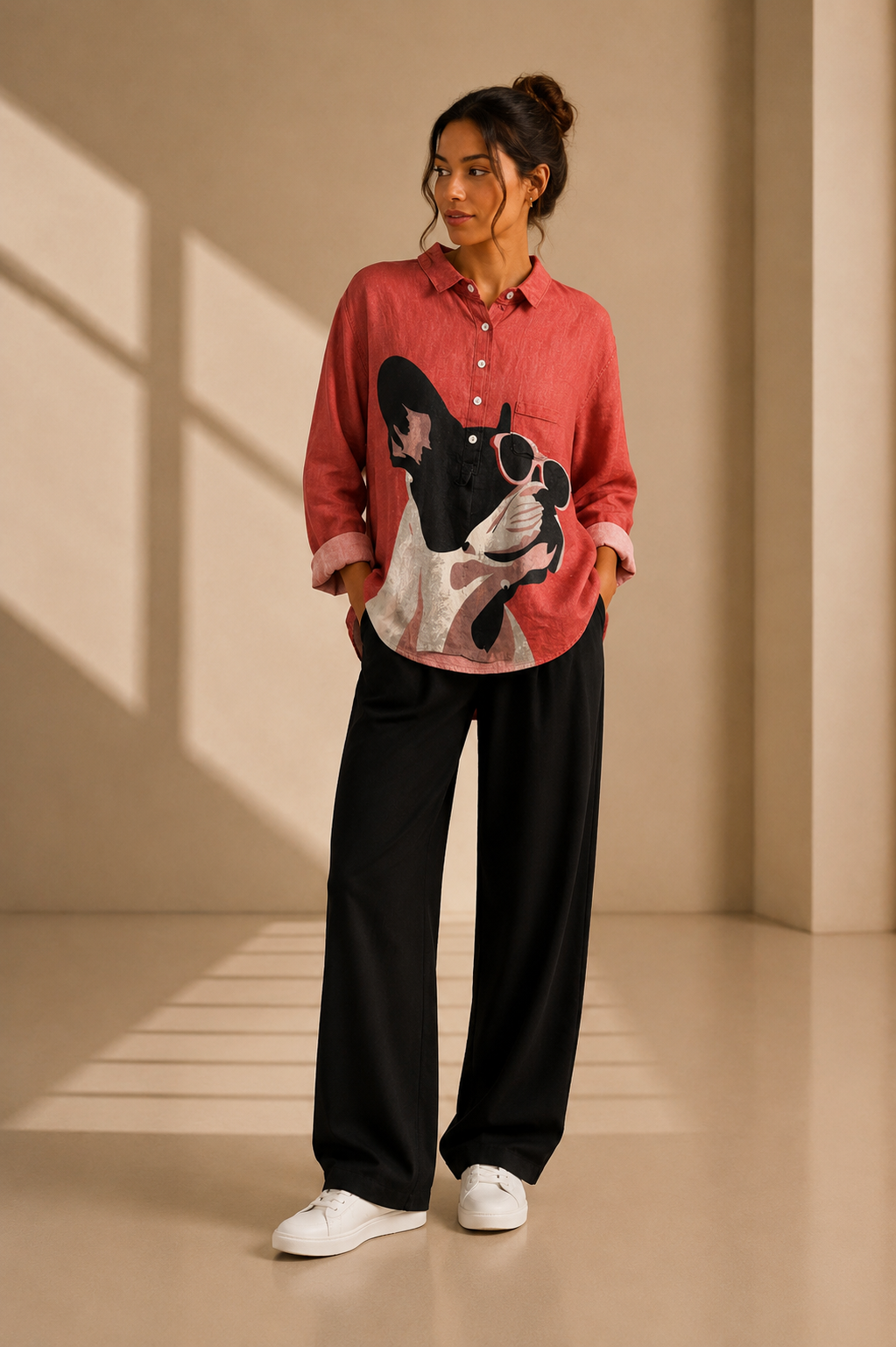 Evie - Camisa Casual Elegante