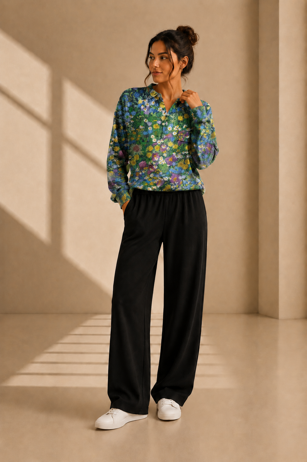 Imogen - Blusa floral ligera