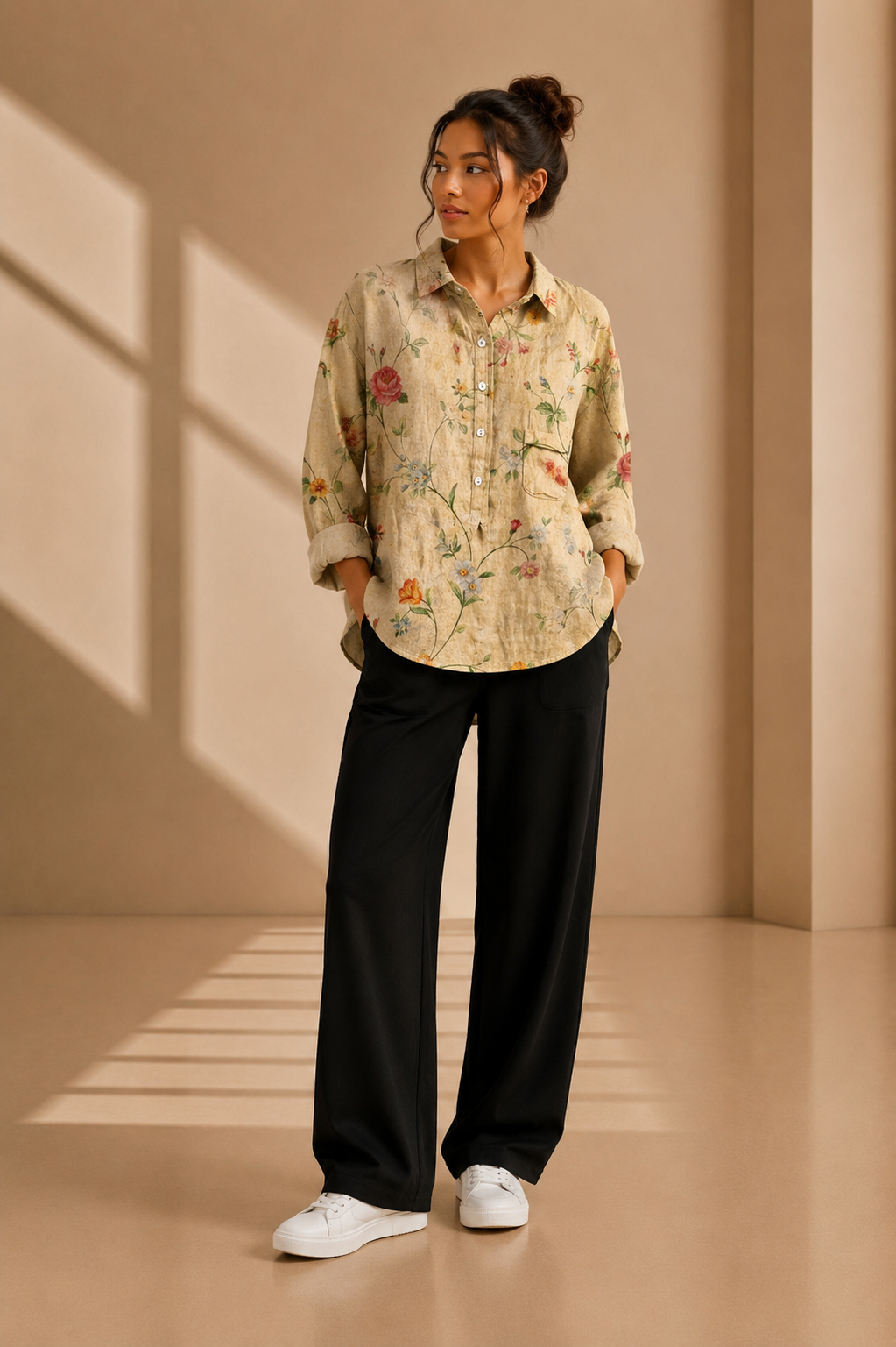 Poppy - Blusa casual elegante