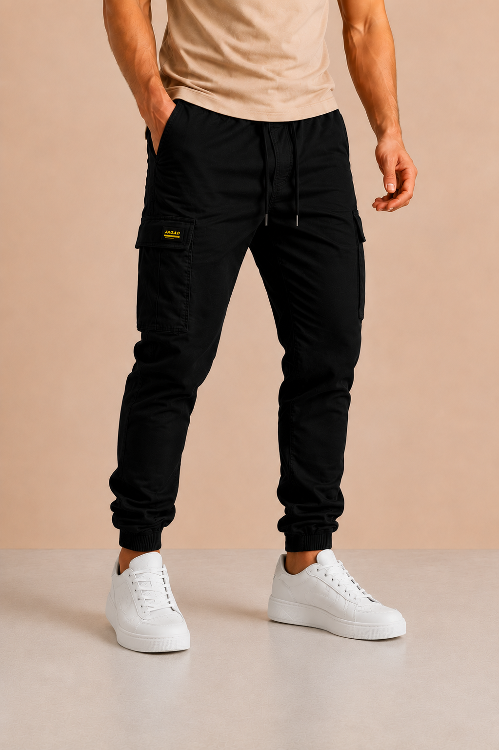 Javier | Pantalones cargo informales para hombre con cordón