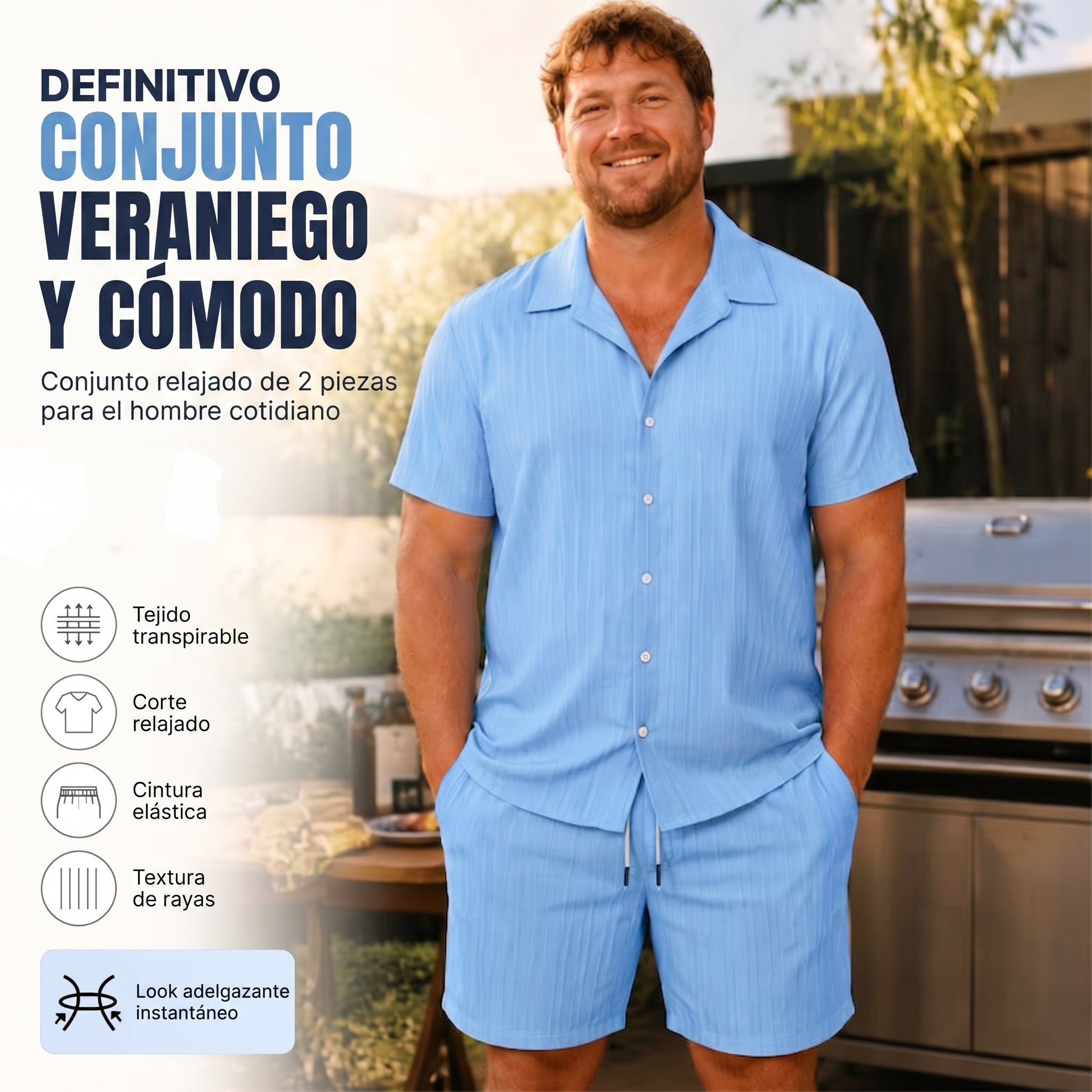 Juan - Conjunto de Lino Casual