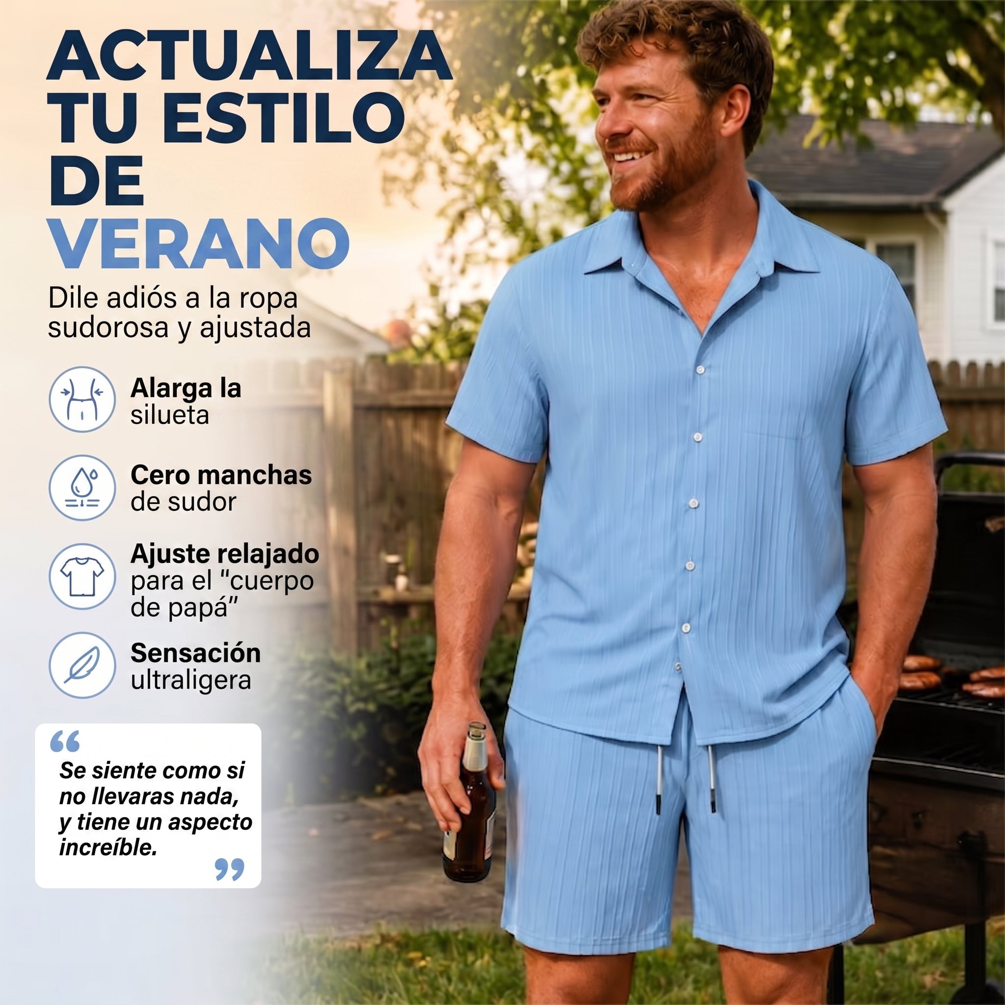 Juan - Conjunto de Lino Casual