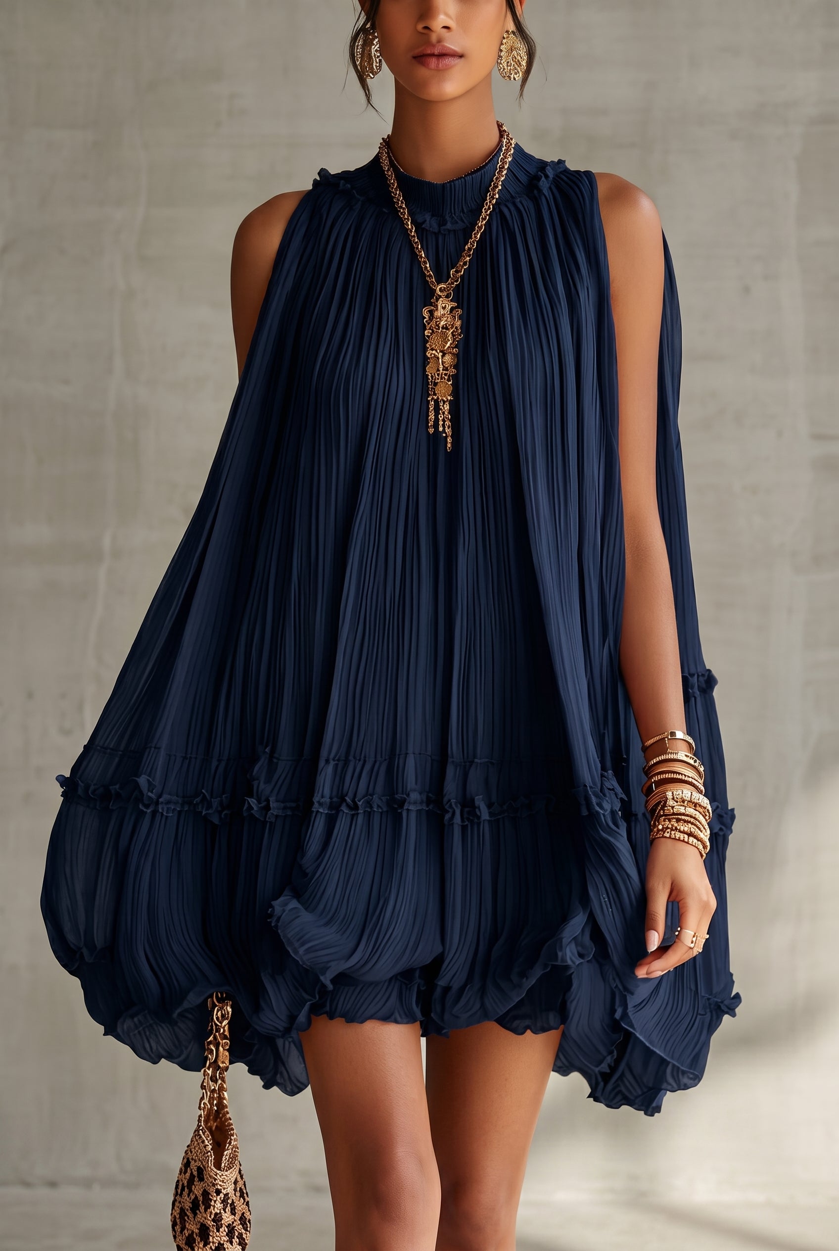 Carla™  | Mini Vestido Elegante de Gasa
