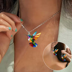 Kim™ | Collar y Aretes de Colibrí