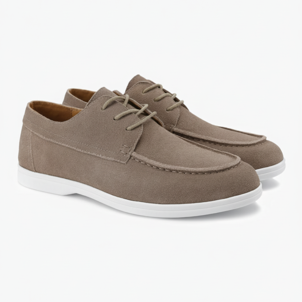 Zapatos de gamuza premium con cordones