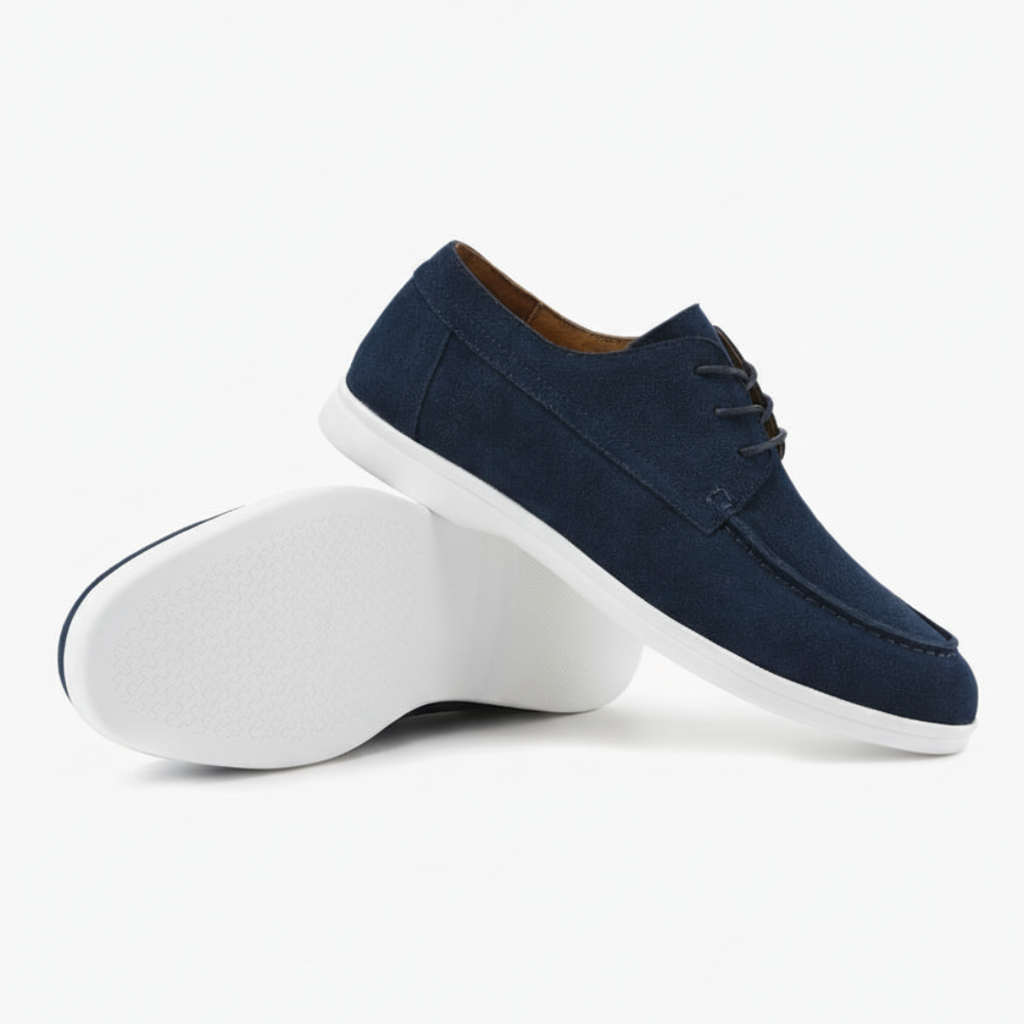 Zapatos de gamuza premium con cordones