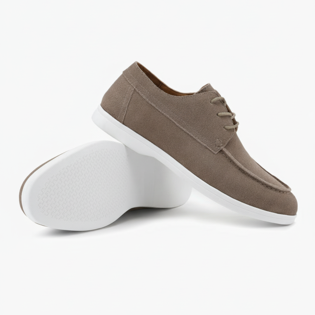 Zapatos de gamuza premium con cordones