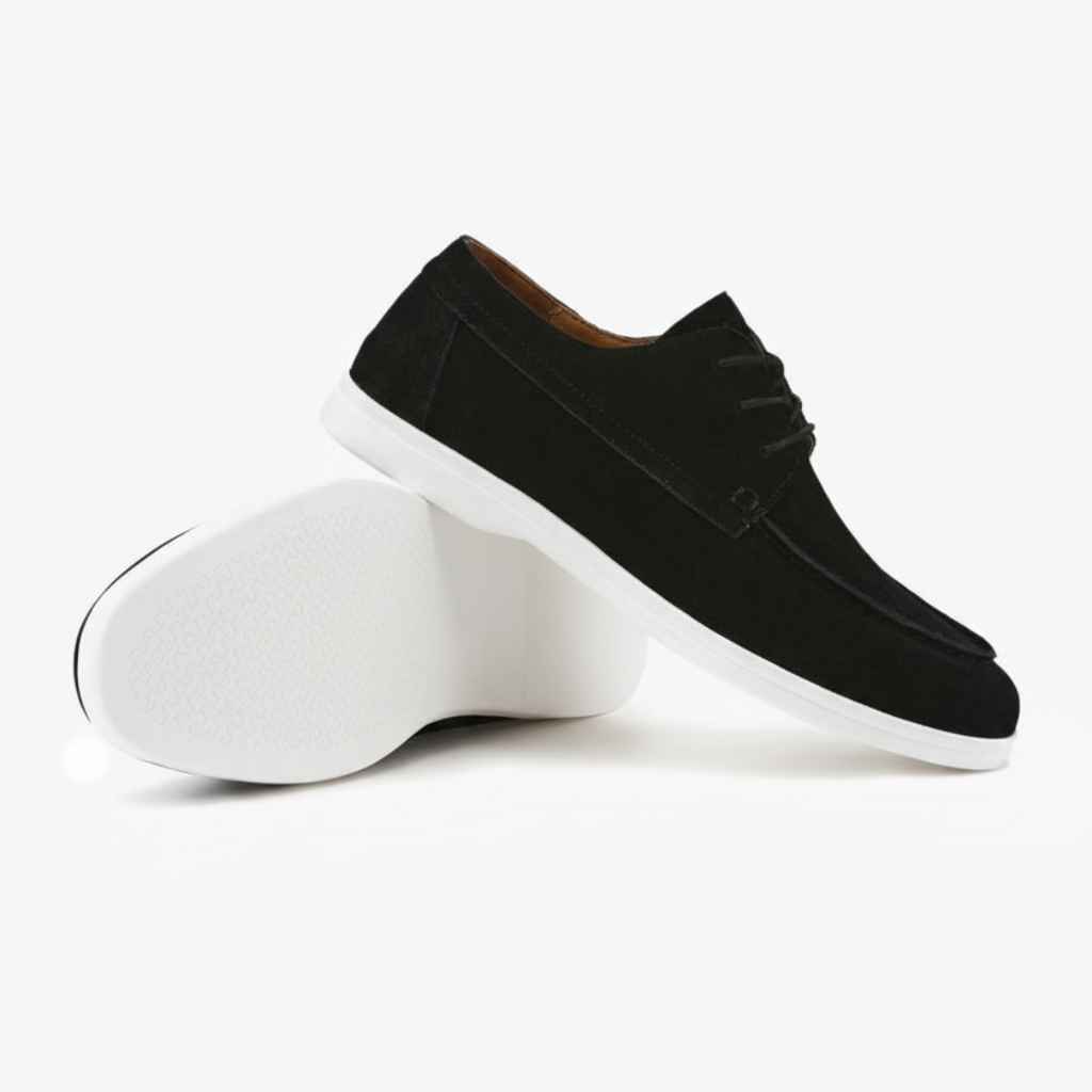 Zapatos de gamuza premium con cordones