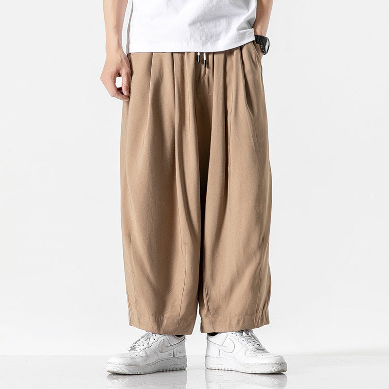 Pedro - Pantalones retro de corte recto estilo linterna