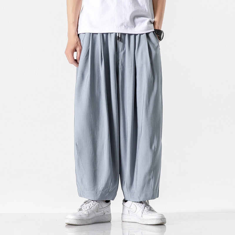 Pedro - Pantalones retro de corte recto estilo linterna