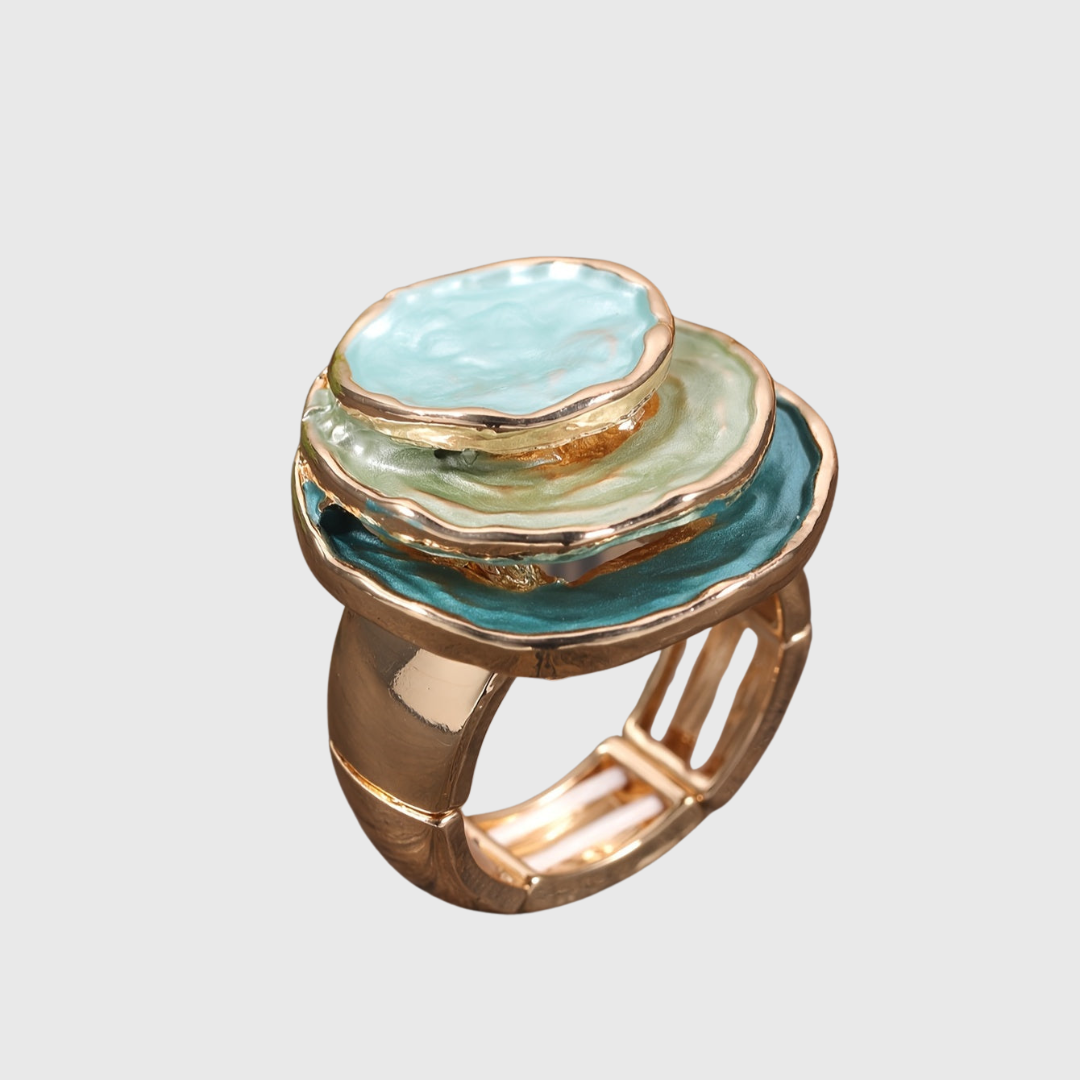 SHANA | ELEGANTE ANILLO BOHO DE TRIPLE CAPA
