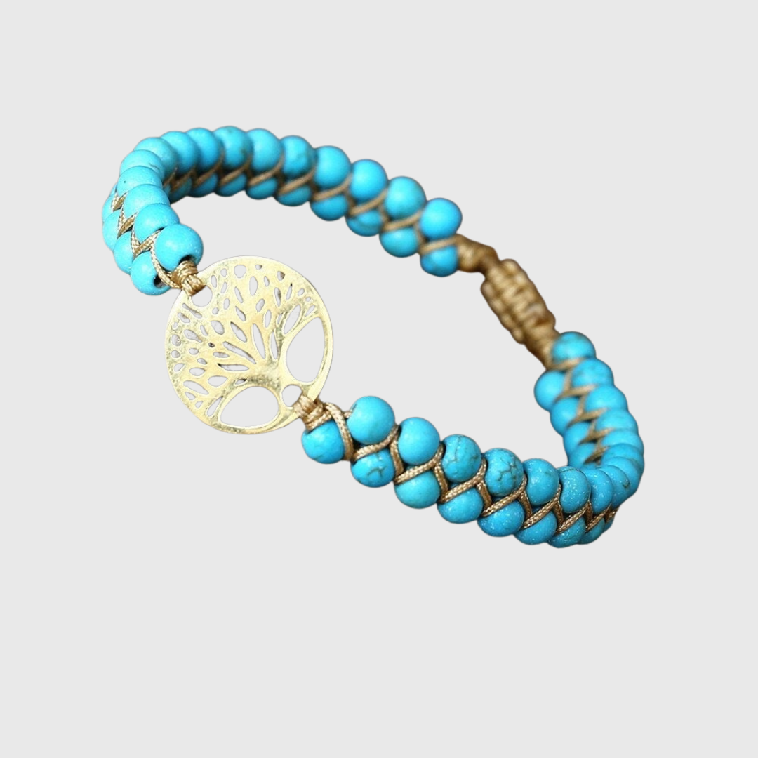 MARGA | PULSERA DE PIEDRA TURQUESA