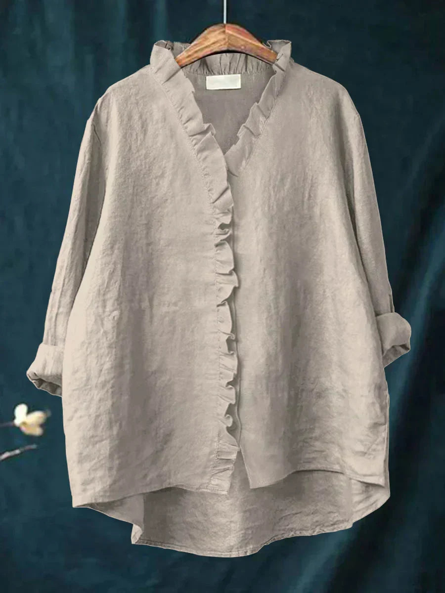 Lily - Blusa ligera con volantes