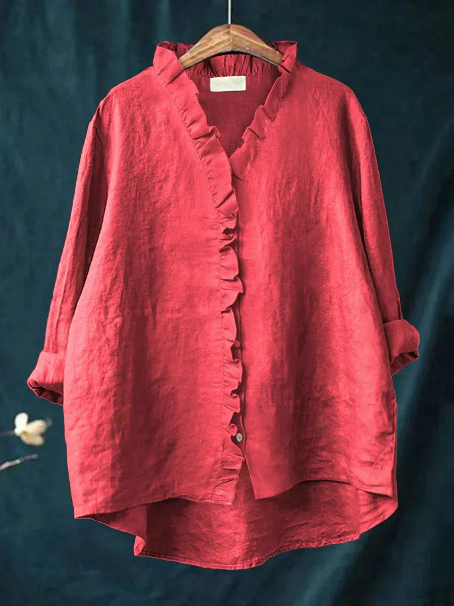Lily - Blusa ligera con volantes