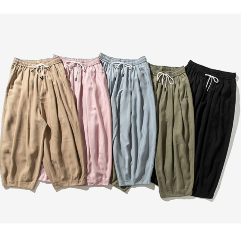 Pedro - Pantalones retro de corte recto estilo linterna