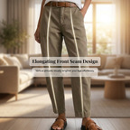 Pantalón Utility de Tiro Alto y Corte Cónico para Mujer