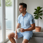 👕 Conjunto de 2 piezas para hombre – Camiseta de manga corta y short, transpirable, cómodo y versátil para el día a día, deporte y viajes ☀️🩳